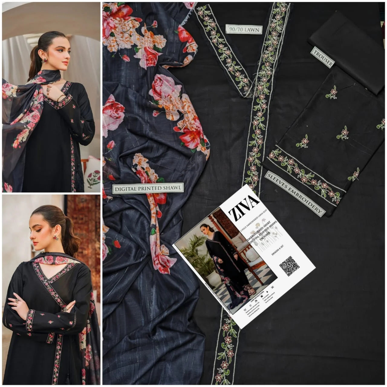 URGE LAWN 3PC EMROIDERY