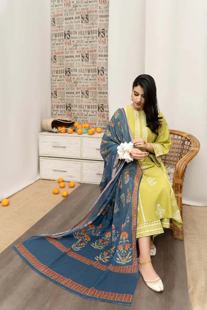 URGE DHANAK 3PC EMBROIDERY