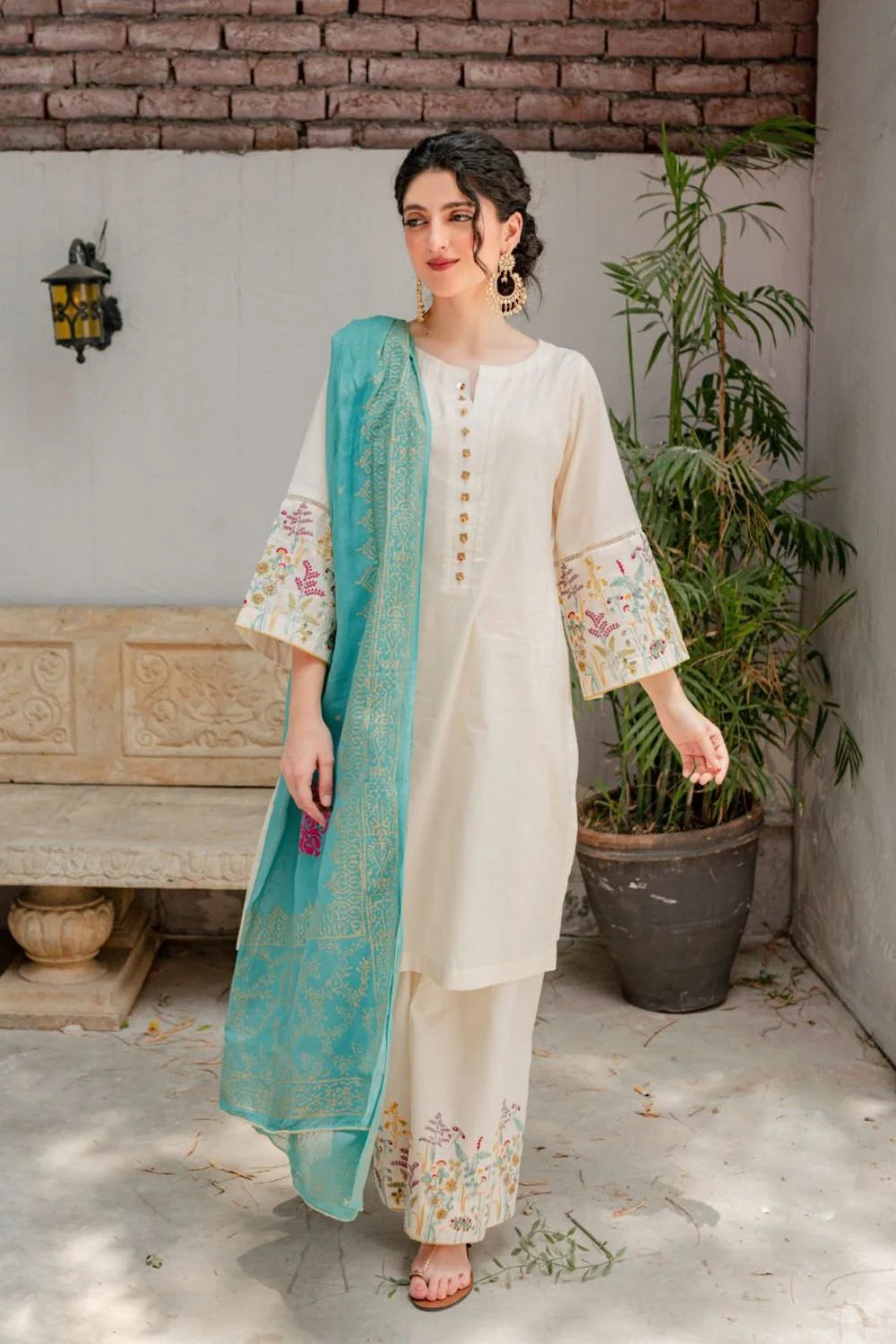 ASLING DHANAK 3PC EMBROIDERY