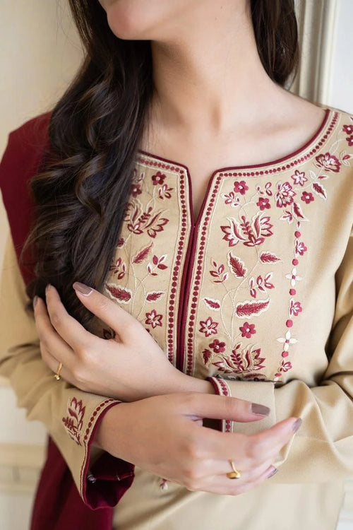 ASLING DHANAK 3PC EMBROIDERY