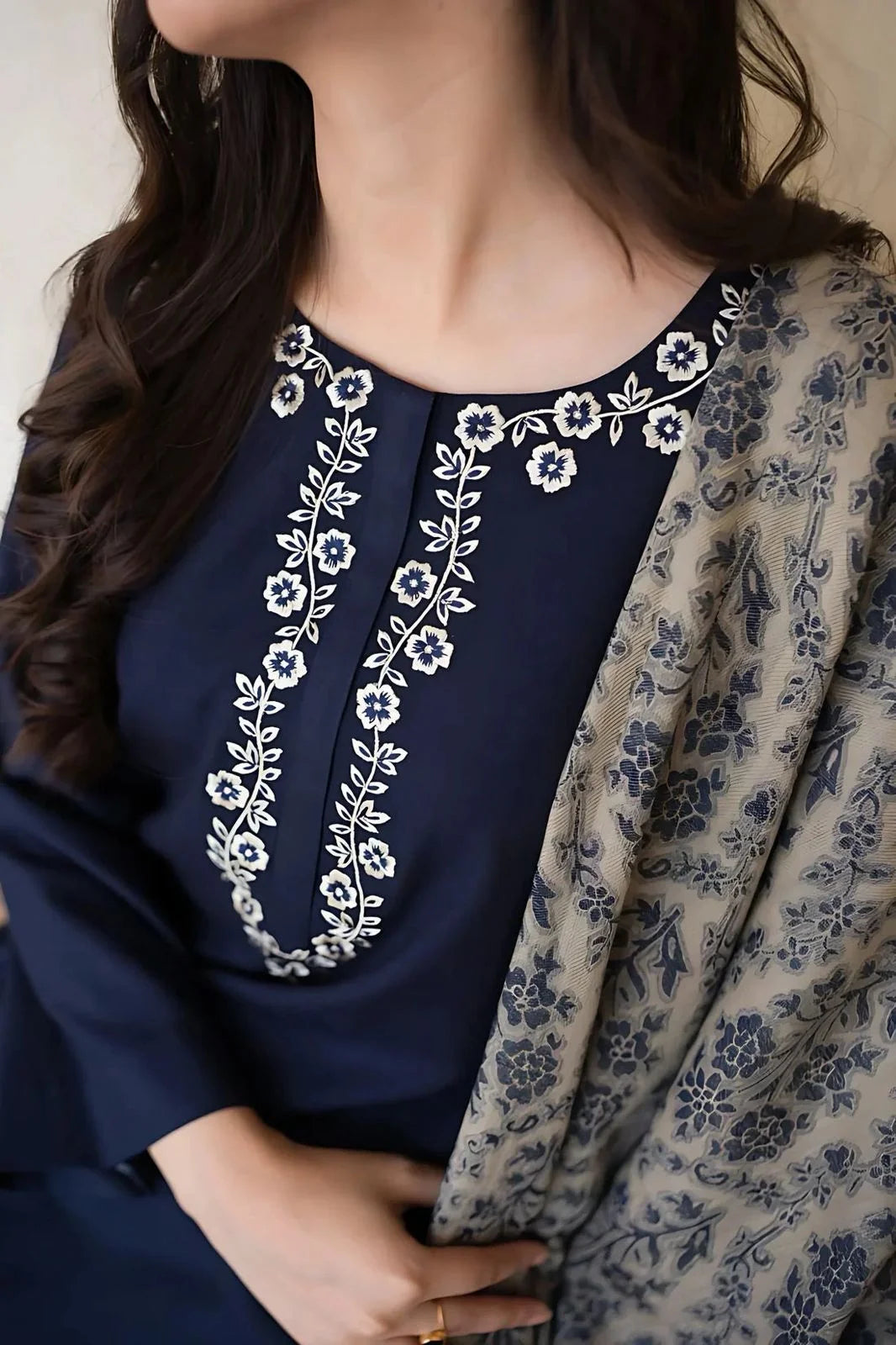 ASLING DHANAK 3PC EMBROIDERY