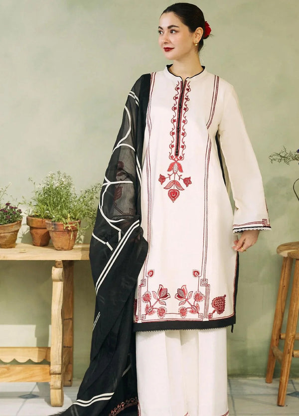COCO DHANAK 3PC | UNSTITCHED EMBROIDERY | D#3211