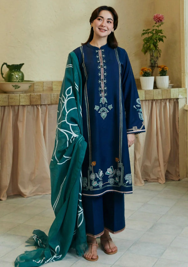 COCO DHANAK 3PC | UNSTITCHED EMBROIDERY | D#3212