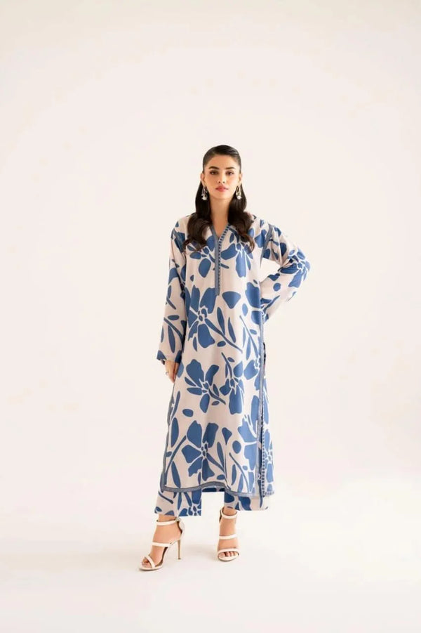 KHADDAR 3PC | UNSTITCHED ALLOVER PRINTED | D#85