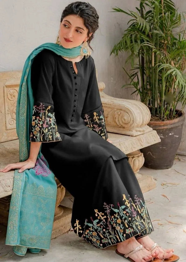 ASLING DHANAK 3PC | UNSTITCHED EMBROIDERY |D#459