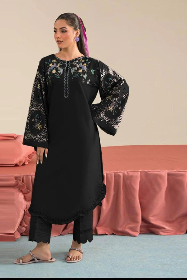 VANYA DHANAK 2PC | UNSTITCH EMBROIDERY | D#222