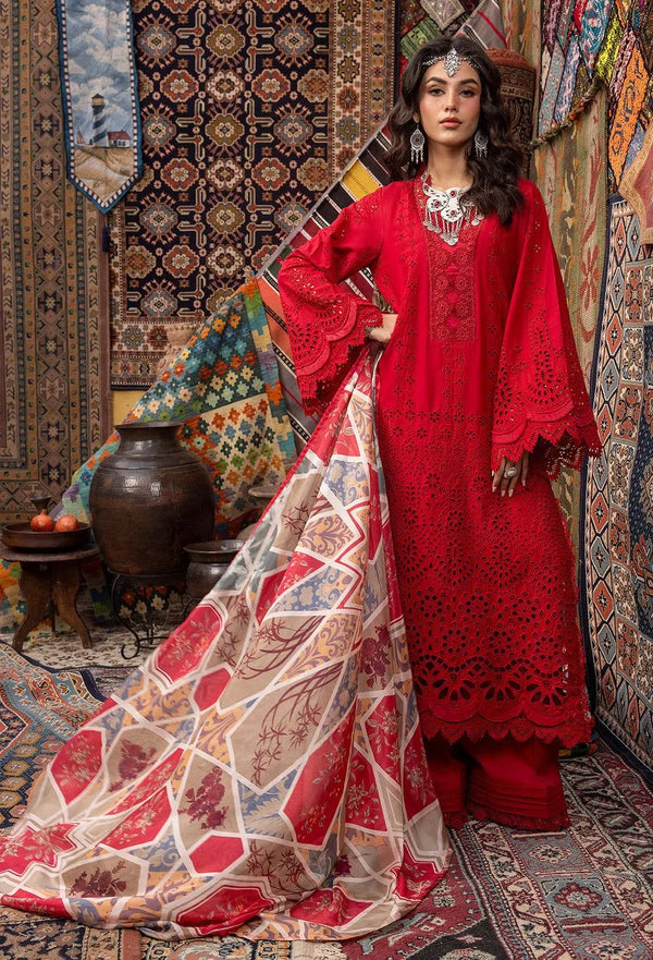 MARIA.B DHANAK 3PC | UNSTITCH CHICKEN KARI | D#2101
