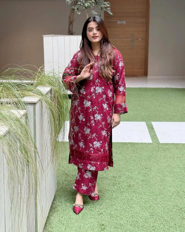 LILEN BLOSSOM PRINTED | STITCHED | DF#23