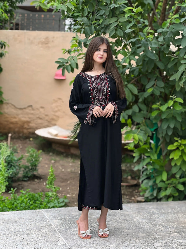 SINDHI LONG LENGHT LINEN | STITCHED EMBROIDERY | DF#66