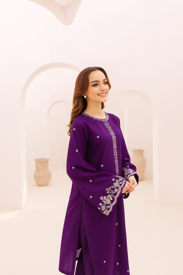 URGE DHANAK 3PC | UNSTITCH EMBROIDERY | D#314